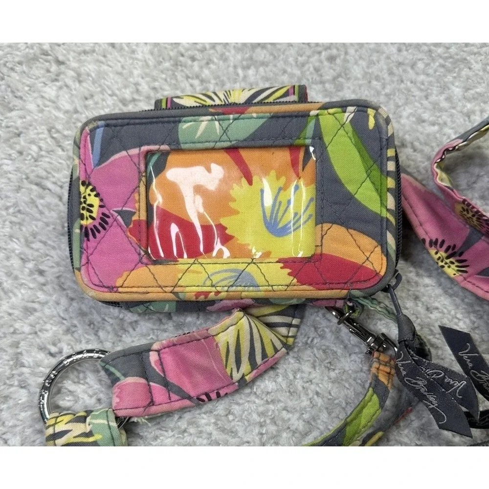 Vera Bradley Jazzy‎ Blooms Purse & Wristlet Crossbody Quilted Adjustable Floral